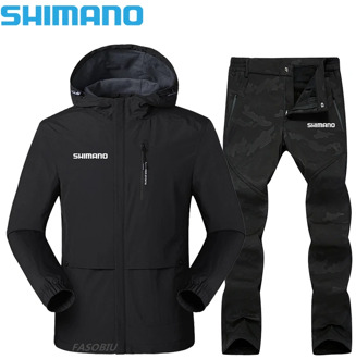Shimanos Spring Autumn Summer Outdoor Fishing Jacket Men's Thin Casual Windproof Clothing for Pants Mountaineering Fishing Suit