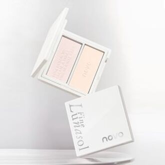 Shimmer Dual-Tone Highlighter Palette - 3 Types 01# Wild Gardenia - 9g