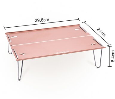 Shinetrip Camping Tafel Draagbare Ultralight Aluminium Mini Klaptafel Voor Outdoor Picknick Bbq Strand Vissen Klaptafel champagne