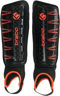 Shinguard F4 w/anklesock Black/Orange Scheenbeschermer Unisex - Black/Orange