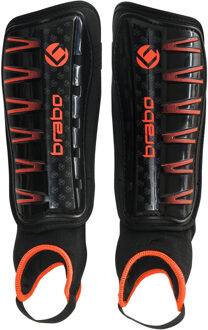 Shinguard F4 w/anklesock Black/Orange Scheenbeschermer Unisex - Black/Orange