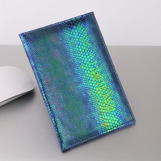 Shiny Pu Leer Paspoort Cover Imitatie Snake Skin Travel Card Ticket Paspoorthouder Kleurrijke Document Opslag Clip Levert 6