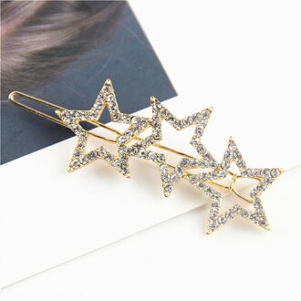 Shiny Star Haarspeldjes Rhinestone Haarspelden Haar Clip Zoete Hoofddeksels Haar Grip Haar Accessoires Voor Vrouwen Meisje Bruiloft