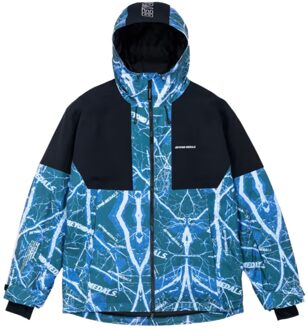 Shirakaba 2L Ski/Snowboardjas Heren S Zwart dessin