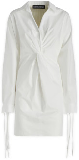 Shirt Dresses Andrea Adamo , White , Dames - L