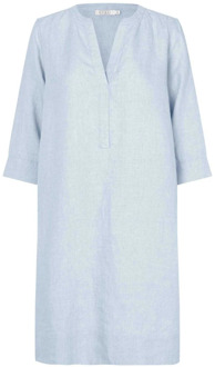 Shirt Dresses Masai , Blue , Dames - 2Xl,Xl,M