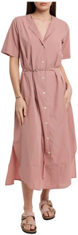Shirt Dresses Ottod'Ame , Pink , Dames - M,S,Xs