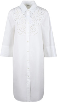 Shirt Dresses P.a.r.o.s.h. , White , Dames - L,M,S,Xs