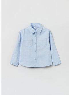 Shirt flanel blauw - 80