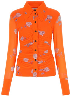 Shirt Ganni , Orange , Dames - XS