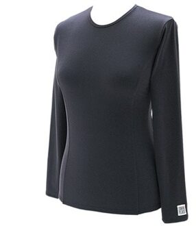 Shirt lange mouw * Actie * Zwart,Wit - Small