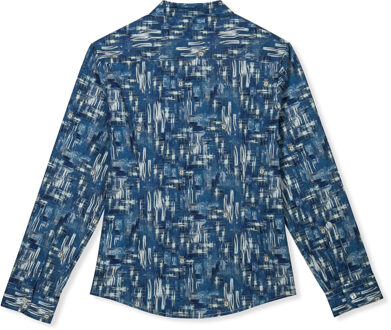 Shirt - maat 8J / 128cm Donkerblauw