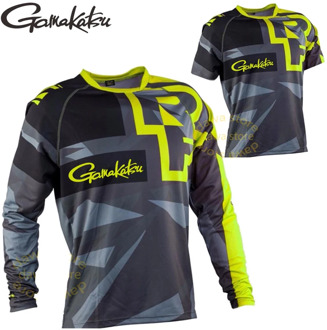 Shirt Men Fishing TShirts Long Sleeve Fishing Clothes Anti-UV O-Neck Quick Dry Thin Cycling Clothing Fishing Jersey