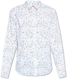 Shirt met bloemenmotief PS By Paul Smith , Multicolor , Heren - Xl,L,M,S
