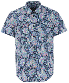 Shirt met korte mouwen A.p.c. , Blue , Heren - M,S