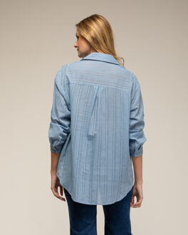 Shirt met lange mouwen Blauw