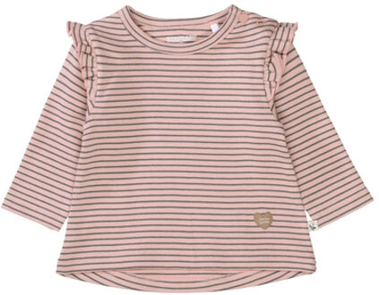 Shirt met lange mouwen blush gestreept Roze/lichtroze