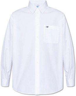 Shirt met logo Off White , White , Heren - Xl,L,M