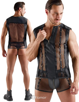 Shirt Met Rits En Ringen, SJ2162059 - Maat:: S