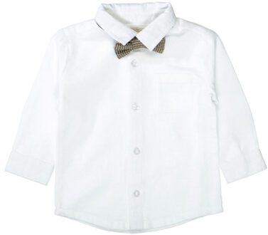 Shirt met strik white Wit - 80