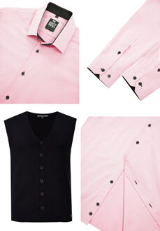 Shirt met vest set van 2 - maat 3XL Roze