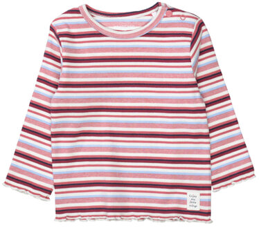 Shirt multi colour gestreept Roze/lichtroze