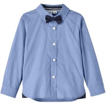 Shirt Nmmriza Serenity Blauw - 104