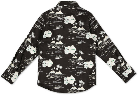 Shirt Palms - maat 10J / 140cm Zwart