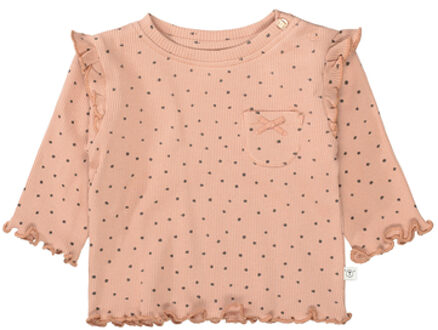 Shirt peach met patroon Roze/lichtroze - 68