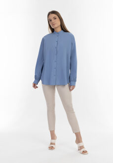 shirt teylon Blauw