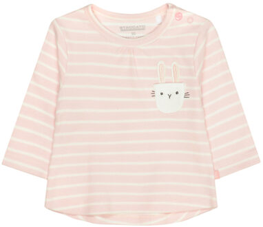 Shirt zacht blush gestreept Roze/lichtroze - 62