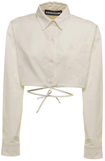 Shirts Andrea Adamo , White , Dames - M,Xs