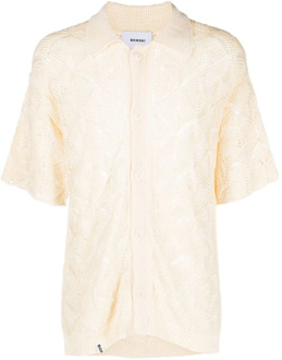 Shirts Bonsai , White , Heren - XL