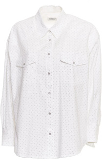 Shirts Dondup , White , Dames - S,2Xs