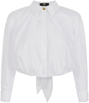 Shirts Elisabetta Franchi , White , Dames - L,M,S,Xs