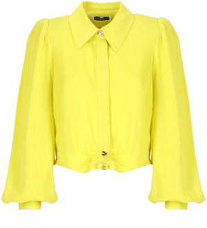 Shirts Elisabetta Franchi , Yellow , Dames - L