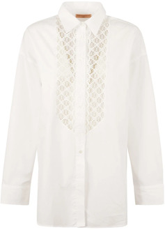 Shirts Ermanno Scervino , White , Dames - L,M,S,Xs