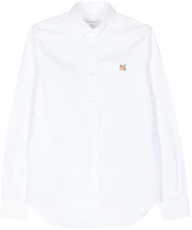 Shirts Maison Kitsuné , White , Heren - 2Xl,Xl,L,M,3Xl