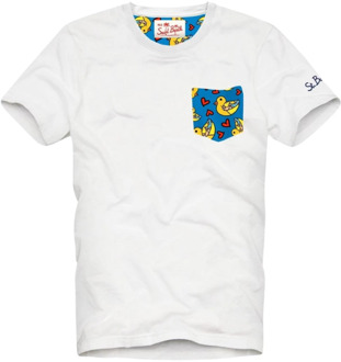 Shirts MC2 Saint Barth , White , Heren - L
