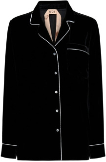 Shirts N21 , Black , Dames - XL
