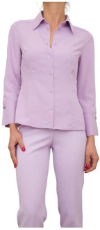 Shirts Nenette , Purple , Dames - L,M,Xs
