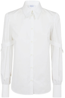 Shirts Off White , White , Dames - L,M,Xs