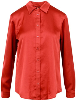 Shirts Ralph Lauren , Red , Dames - L,M