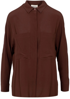 Shirts Semicouture , Brown , Dames - XS