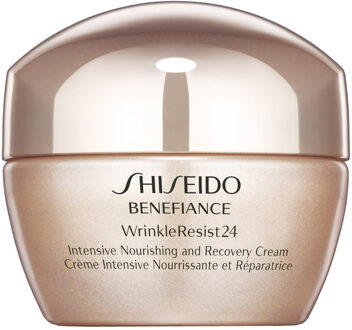 SHISEIDO Benefiance WrinkleResist24 Intensive Nourishing and Recovery Cream vochtinbrengende crème gezicht 50 ml