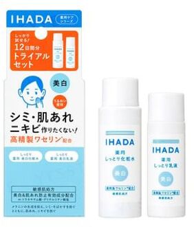 SHISEIDO IHADA Whitening Clear Skin Care Trial Set 2 pcs