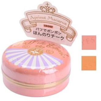 SHISEIDO Majolica Majorca Puff De Cheek OR302 Apricot Macaron