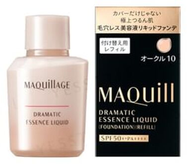 SHISEIDO Maquillage Dramatic Essence Liquid Foundation SPF 50+ PA++++ 10 Ocher Refill 25ml