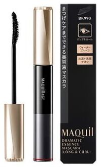 SHISEIDO Maquillage Dramatic Essence Mascara Long & Curl BK990 Black