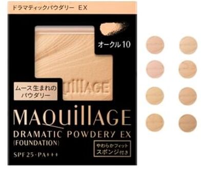 SHISEIDO Maquillage Dramatic Powdery EX Foundation SPF 25 PA+++ Baby Pink Ocher 00 - 9.3g Refill